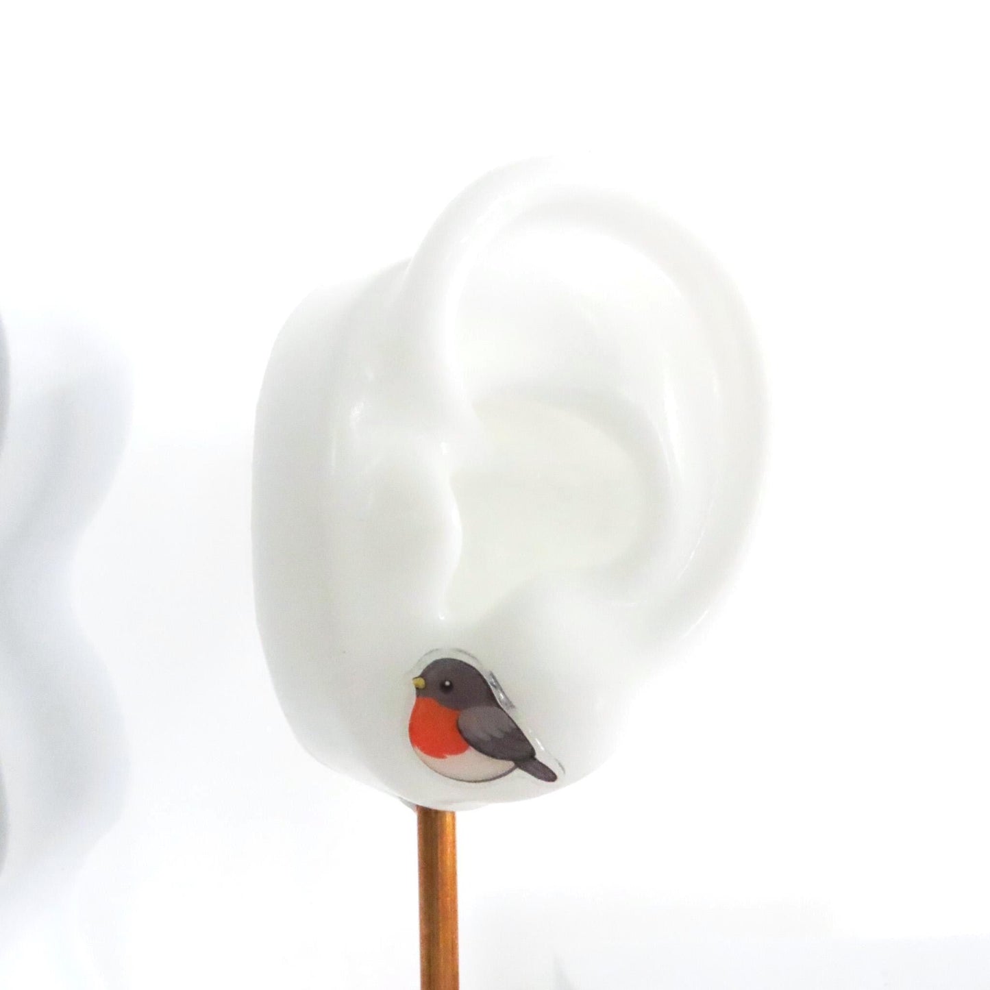 American Robin Earrings, Realistic Bird Earrings, Backyard Birds, Nature Earrings, Gift for Bird Watcher, Hypoallergenic Post Options