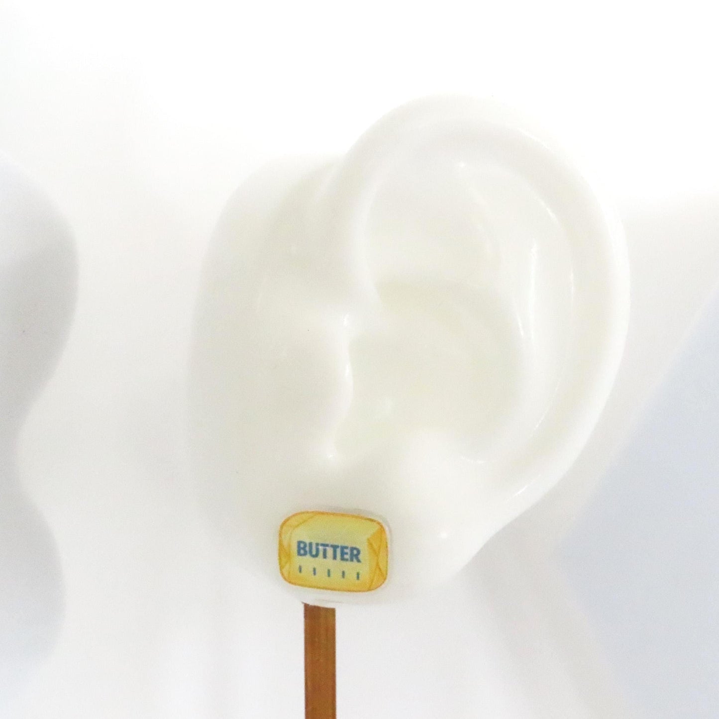 Butter Earrings, Quirky Food Earrings, Titanium Posts