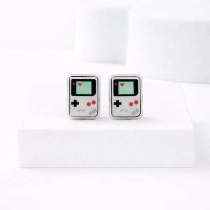 Video Game Earrings, Hypoallergenic Titanium Posts, Geek Gift, Gamer Jewelry