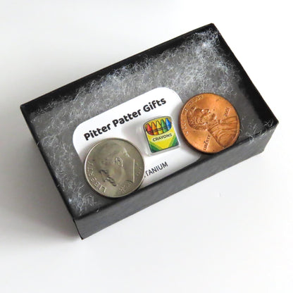 Crayon Earrings, Teacher Appreciation Gift, Titanium Posts, Back to School