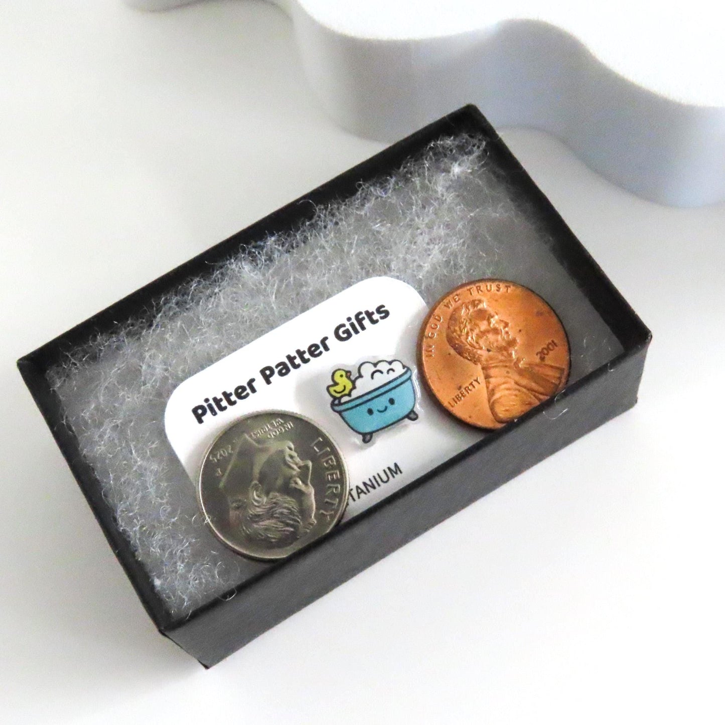 Toaster Bath Earrings · Quirky Meme Earrings · Live Laugh Toaster Bath  · Dark Humor Edgy Gift · Titanium Posts